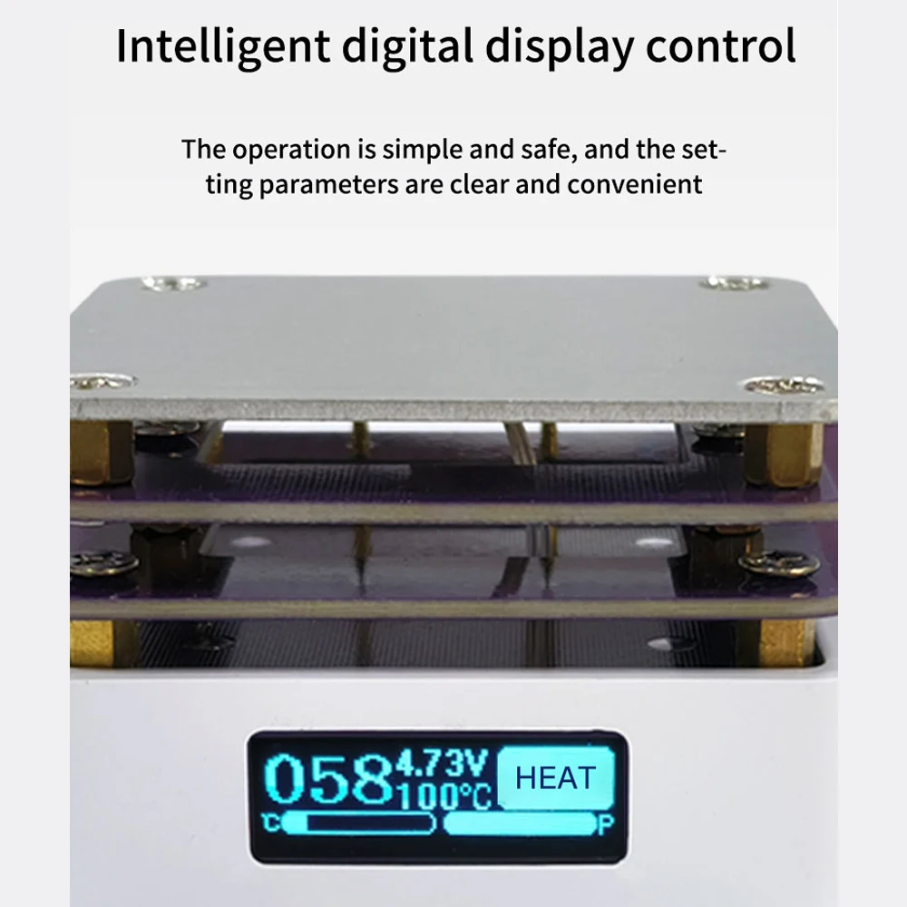 G3061 PD65W 미니 핫 플레이트 디지털 납땜 예열 재 작업 스테이션 PCB SMD 보드 납땜 플레이트 가열 테이블 수리 도구