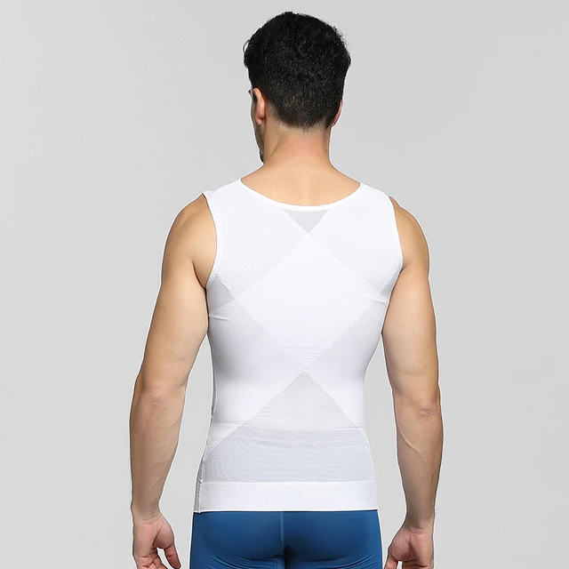 Compression Vests Gynecomastia  Male Compression Vest Gynecomastia - Chest  - Aliexpress