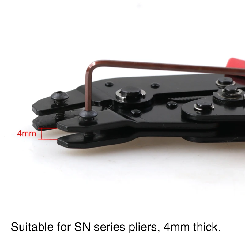 Crimping Tool Pliers Crimp Jaw Set,4mm slot jaws,SN-48BS/58B/02C