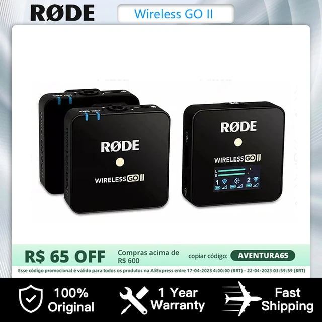 Rode Wireless Pro GO II GO2 //RODECaster Pro II Wireless Lavalier Mic  Microphone System for Android iPhone Phones Transmission - AliExpress