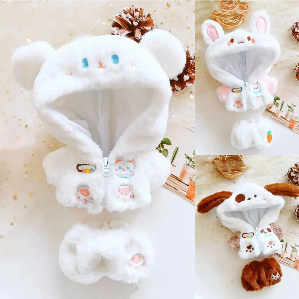 Idol Doll Outfit Toys Accessories Mini Clothes Doll Hoodies 20cm Doll Clothes Doll Shorts Doll Fur Coat