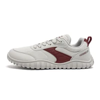 HOBIBEAR Minimalist Wide Toe Shoes Mens Womens Artificial Leather Running Sneakers Lace Up Lightweight Breathable Walking Shoes 3