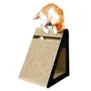Customized Triangular Slope Cat Scratching Post Corrugated Paper Cat Toys Board Carton Scraper 'D' Wall For Cats