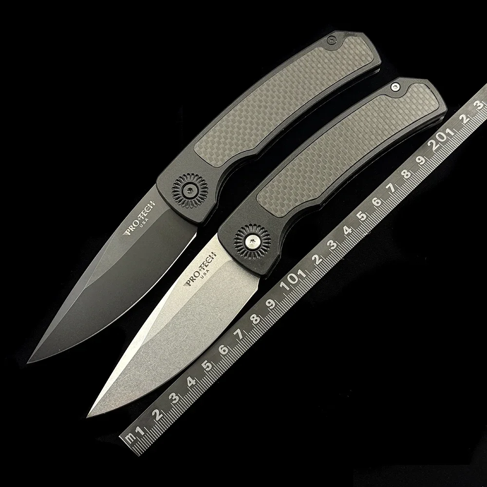 PROTECH BR-2  Whiskers Auto Folding Knife Outdoor Camping Hunting Pocket EDC Tool Knife