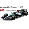 Bburago 1:43 Mercedes AMG 2024 W15 F1 Formula Car Die Cast Vehicles Collectible Model Racing Toys Model Cars W15 NO44 #63 6