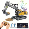 1pc-RC Construction Vehicle Set - 2.4GHz 11-Ch Bulldozer & Dump Truck Combo for Engineering Pretend Play 3