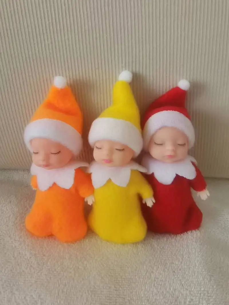 Dolls Elf Toy with Movable Arms Legs Baby Doll Without Pacifier Christmas Dolls