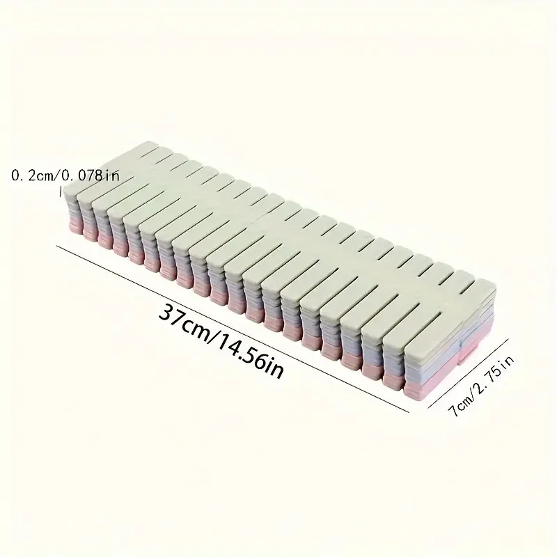 4PCS Adjustable Divider Underwear Socks Sundries Drawer Organizer Household Storage Cabinet Pink Space Saving Home Accessories 6