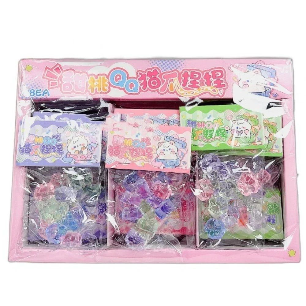 Unique Mini Fidget Toy Transparent Pinch Squeeze Toy Blingbling Stress Relief Squishy Toy Kids 3