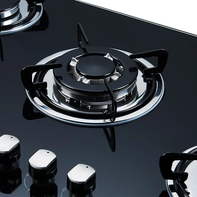 Gas Stove Cooktop High Quality LPG/NG Gas Cooktop Dual Fuel 5 Burners Gas Stove 4