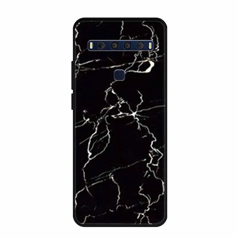 Marble TPU Silicone Bumper Shockproof Protective Case Cover