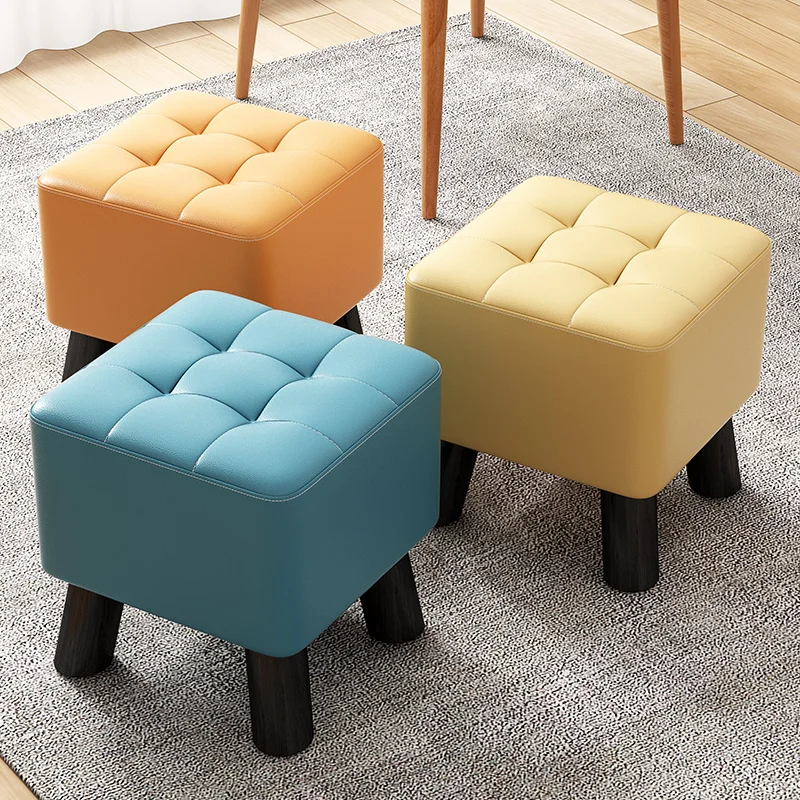 

Small Step Stool Sit Dressing Bench Portable Bedroom Stool Foot Pedal Vanity Dining Room Apoya Pies Oficina Household Furniture