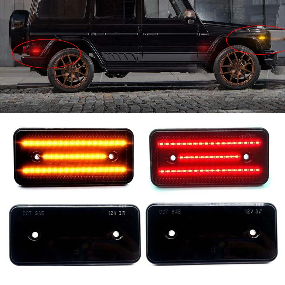

4 шт., фонари для заднего бампера Benz G550 G63 W463 2002-2014