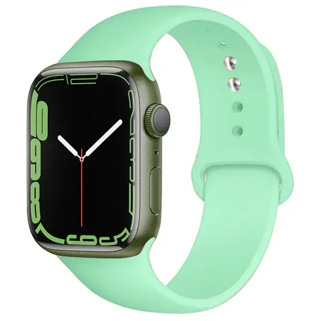 Silicone Band For Apple Watch straps 49mm 40mm 44 mm 45mm 46mm 42mm 41mm 38mm sports bracelet iWatch series 10 9 8 3 SE ultra 2 - Image 49