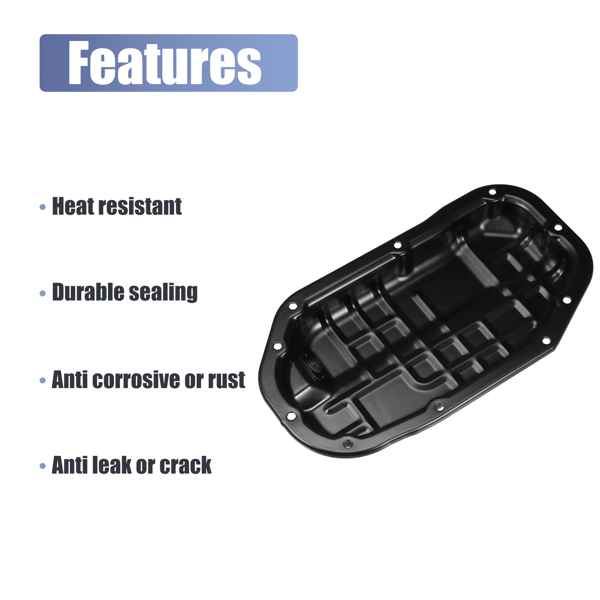 X Autohaux Car Engine Oil Pan No.11110JK20C for Nissan 370Z 2009- for Infiniti EX35 2008-2012 Infiniti Q50 2014-