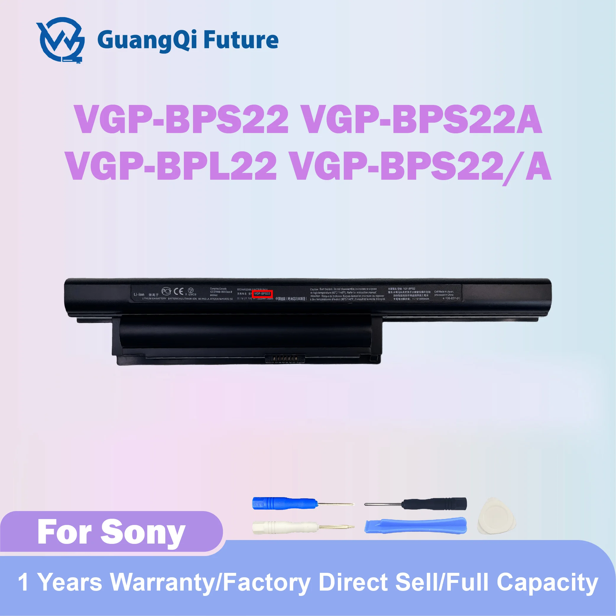 Batería De Repuesto Para Laptop Sony Vaio Vgp-bps22 | Mismo precio en Batería De Repuesto Para Laptop Sony Vaio Vgp-bps22 | Mismo precio en