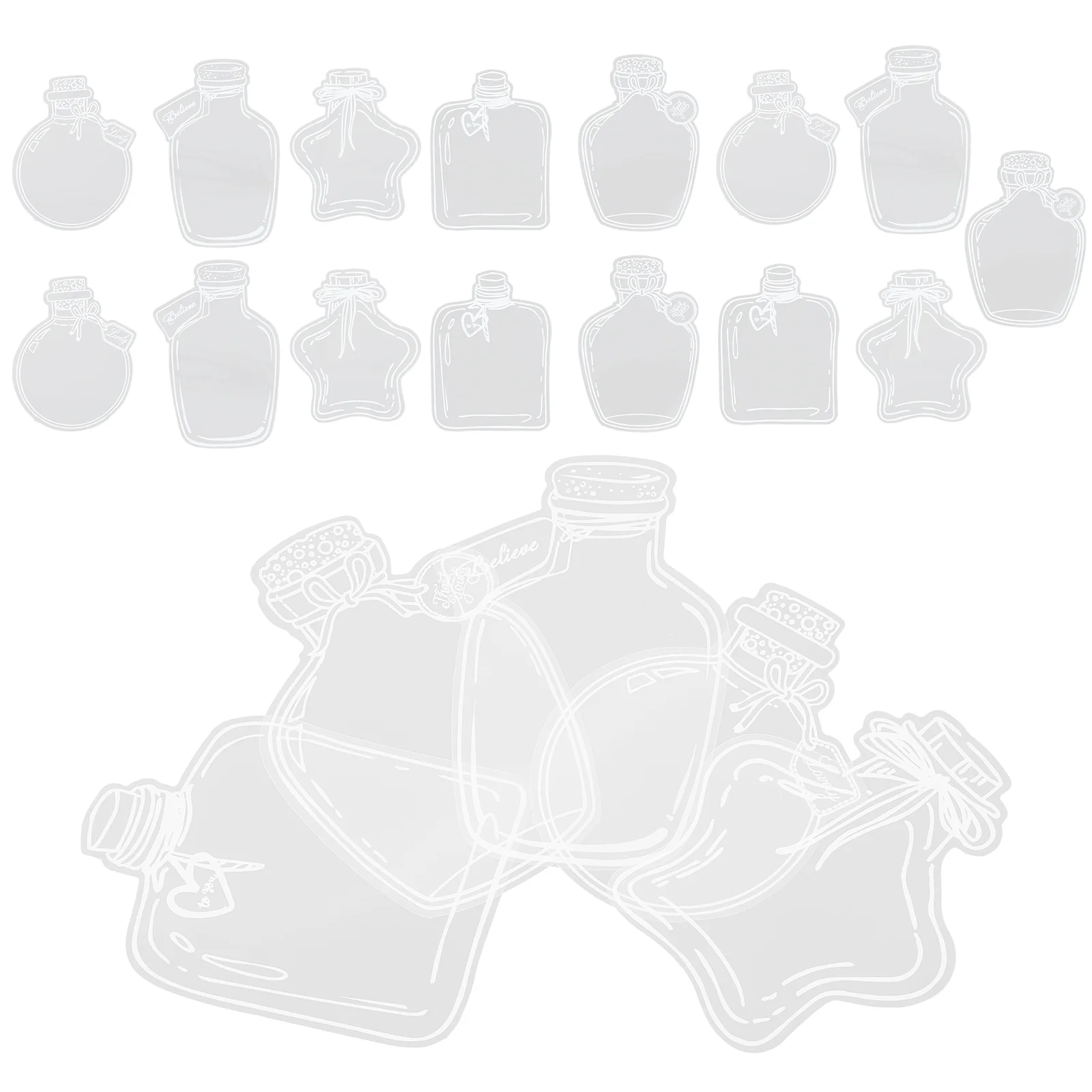 Dried Flower Bookmark Pressed Flowers for Crafts Frames Handmade Embossed Kit Bookmarks DIY Kawaii