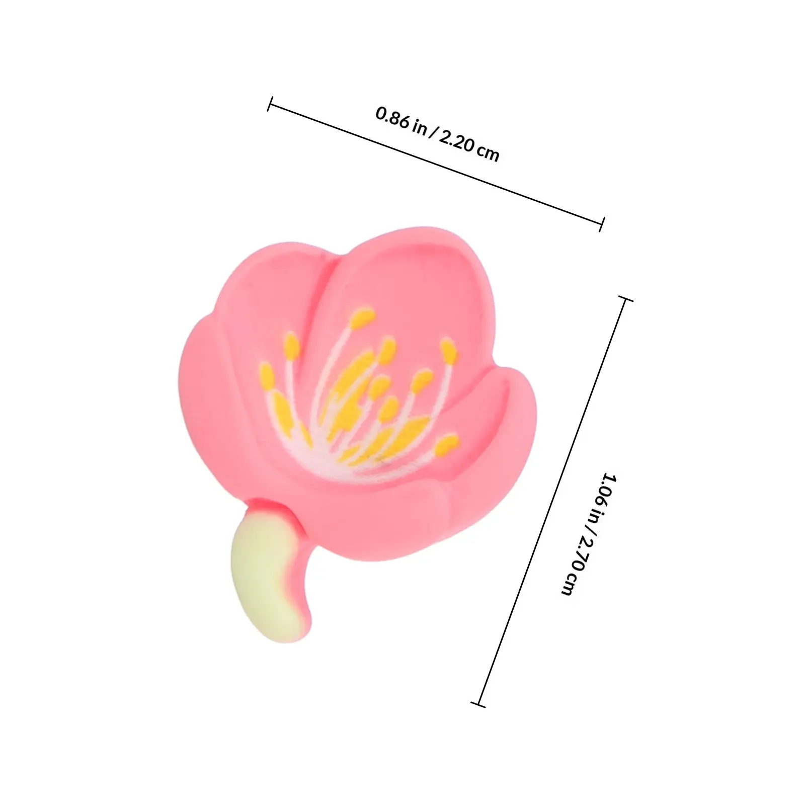 20Pcs 작은 꽃 푸시핀 압정 코르크 보드용 우아하고 섬세한 디자인 게시판 지도 사진 벽 장식 홈 오피스 학교