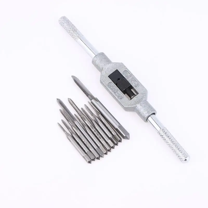 10개 미니 M1에서 M3.5까지 기계용 수동 탭 나사산 가공 탭, 너트 또는 기타 일반 나사산 가공용