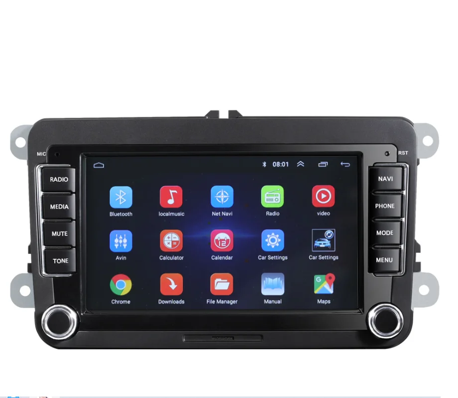 Radio samochodowe Android 2 DIN (VW RNS510) PREZENTACJA 