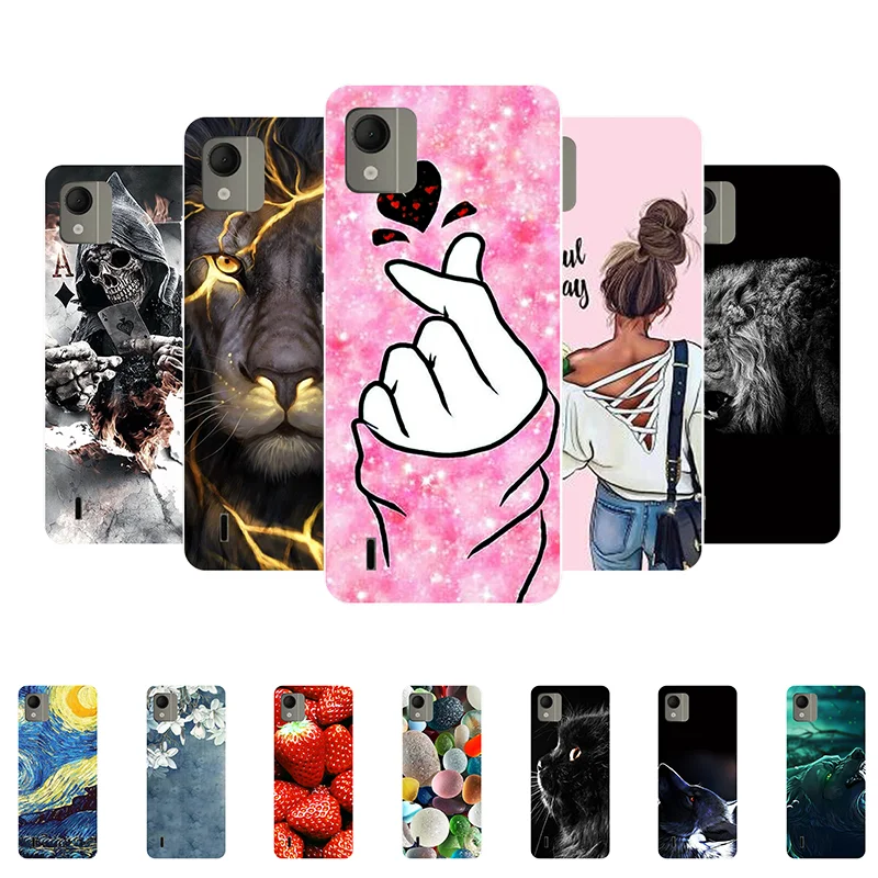 Custodia Per Nokia C110 Cover Per Telefono C 100 Cover Posteriore In Silicone Morbido Per Nokia C110 Custodia Nokiac110 Coque Fundas