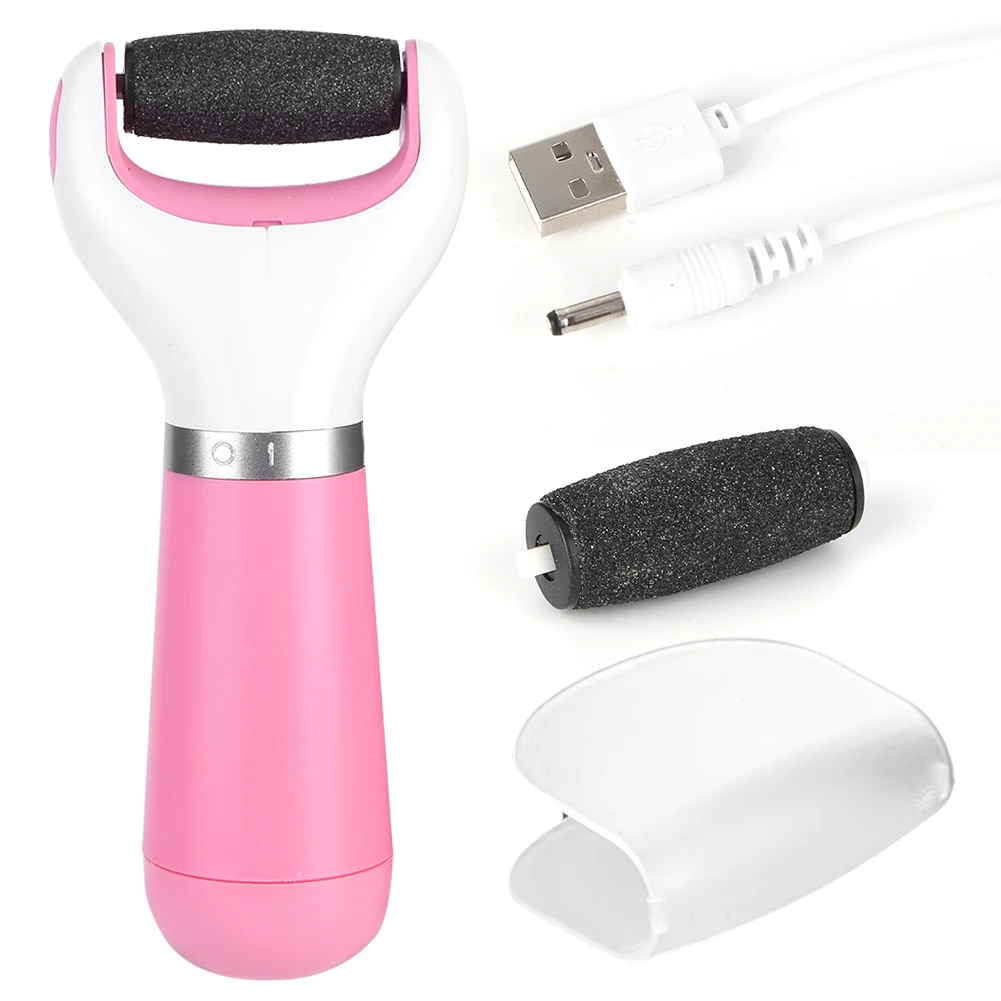 Electric Foot Grinder with Replacement Roller Calluses Foot Trimmer Portable Wireless Grinder for Dead Cracked Hard Skin