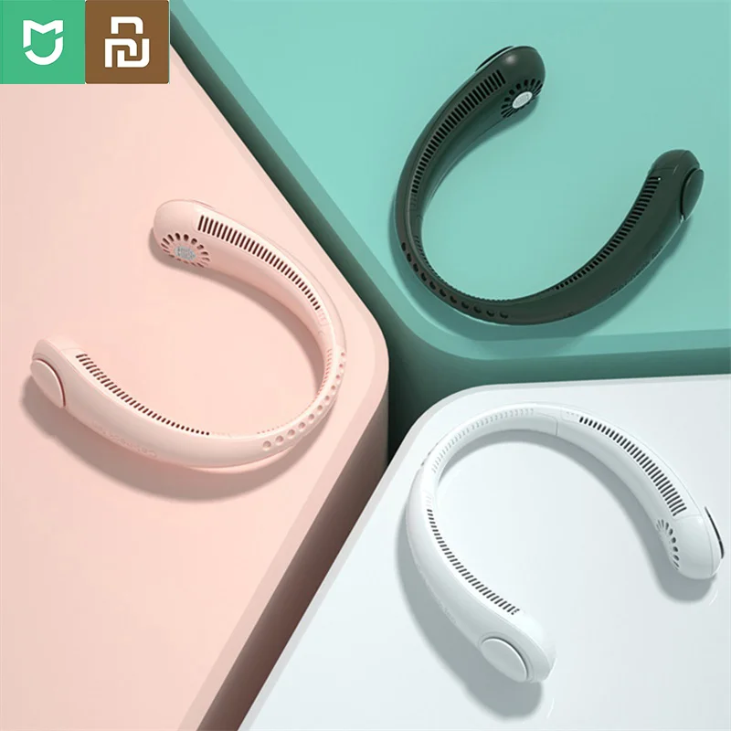 Portable Neck Fan, Hands Free Bladeless Battery Operated Wearable