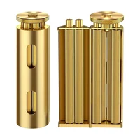 Antique Style Brass Material Manual Mechanical Feeling Tobacco Rolling Machine Retro Nostalgia 70MM 2
