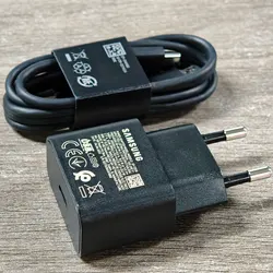 Samsung 25W Super Fast USB - C Power Adapter - Black - EU With Cable