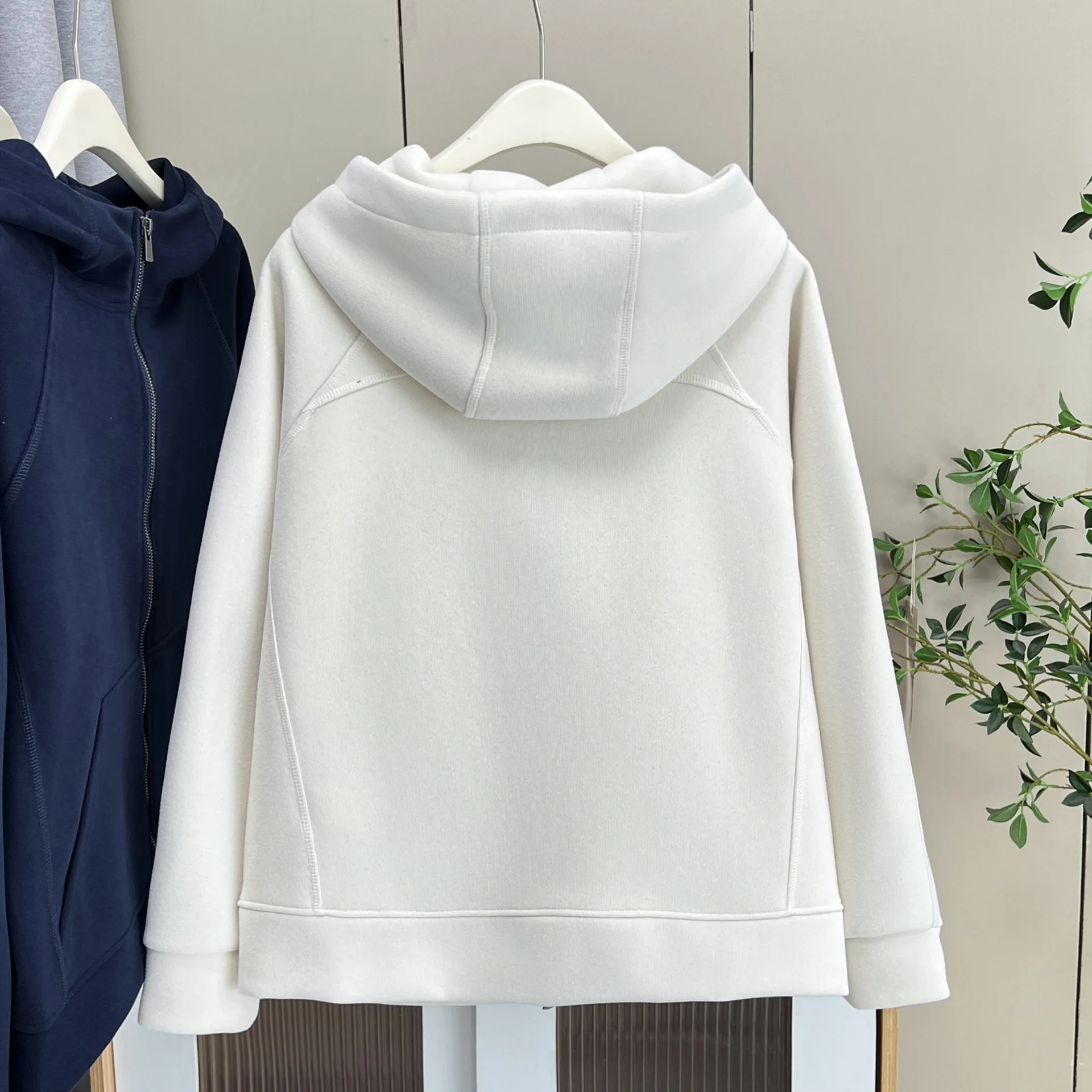 XXXXL Autumn New Simple And Casual Hooded ZIP-UP Sweatshirt Jacket Fashion Plus Size Women's Hoodies