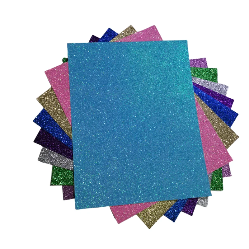 5 Fogli Formato A4 Cartoncino Glitterato Da 250G/Mq, Cartoncino Artigianale Premium In Carta Scintillante, Cartoncino Glitterato Per Confezioni Regalo