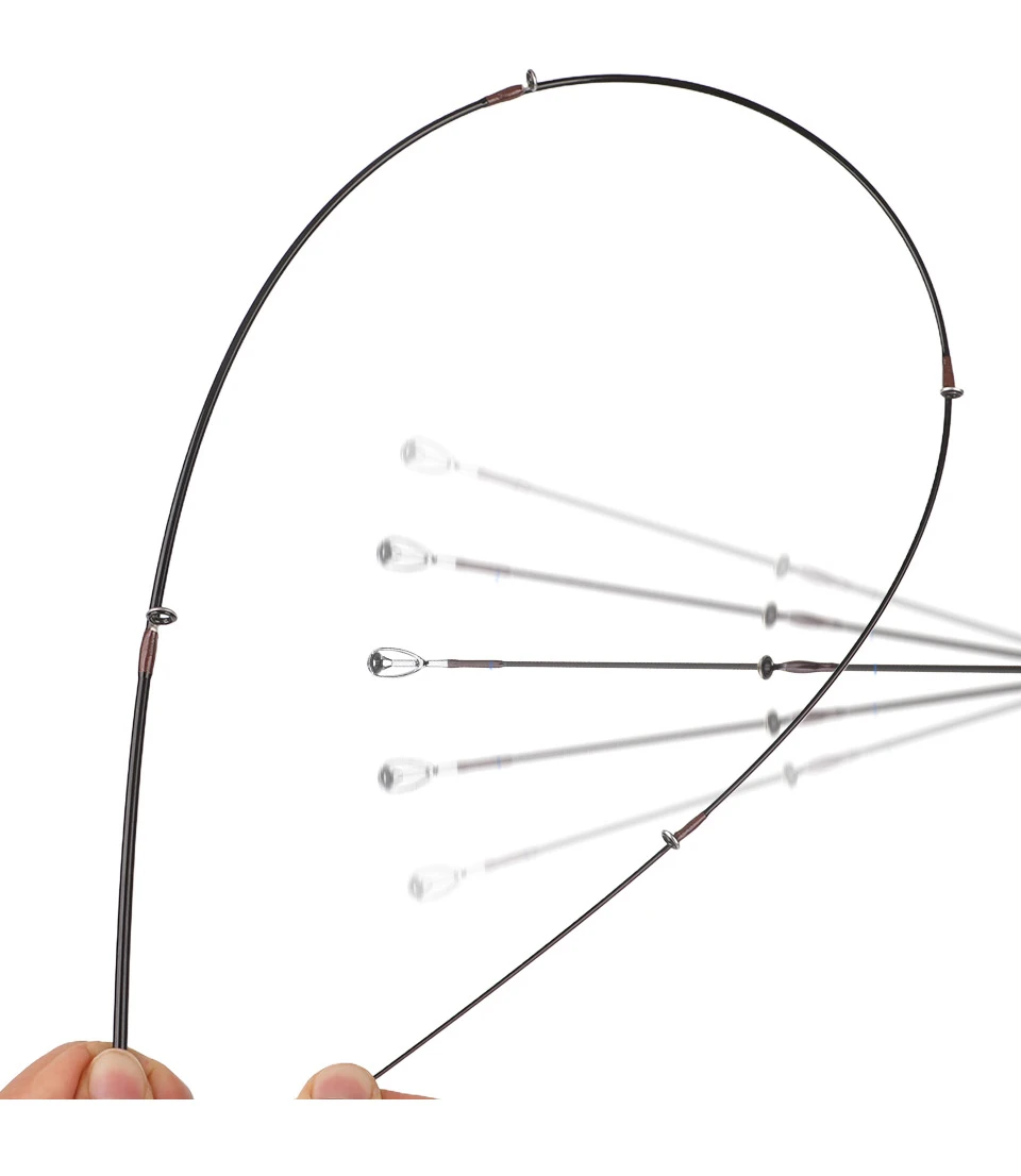 Rollfish ul Spinning Casting Forelle Angelrute Kohle faser super weich bfs Köder Angelrute Köder 1-9g schnelle Aktion 1,38-1,8 m – Detail 5