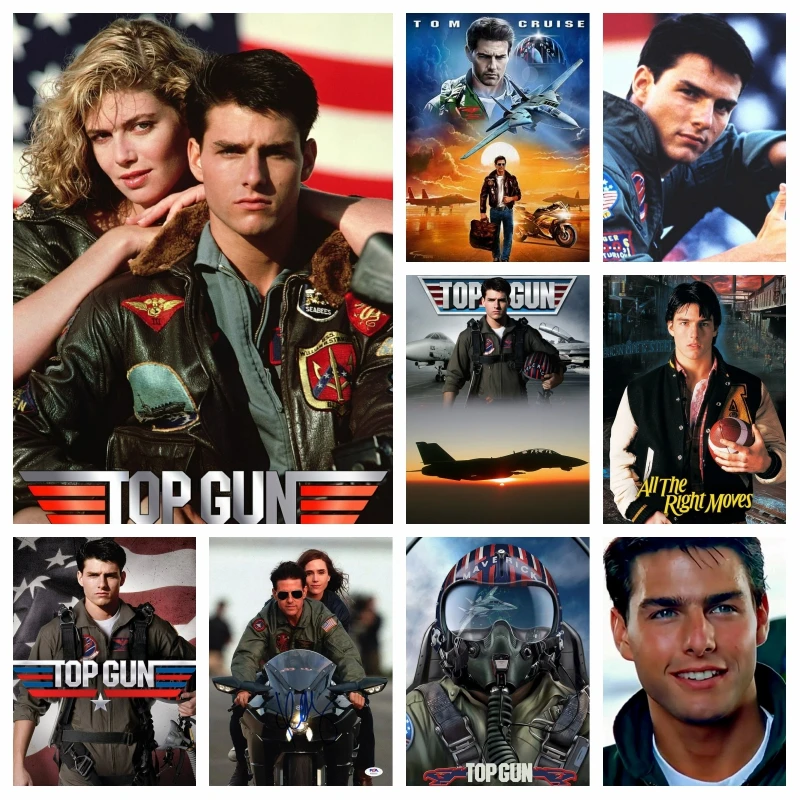 Top Gun Maverick 2022 Film AB Diamond Painting Art Rooster And Hangman  Photo Embroidery Cross Stitch Handwork Gift Home Decor