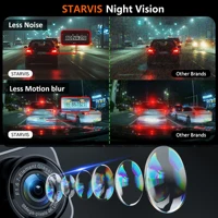 4K Dash Cam for Cars Car Camera Dash Cam WIFI Camera for Car Front and Rear Dash Camera Black Box 24H Parking Mode Recorder - Image 5