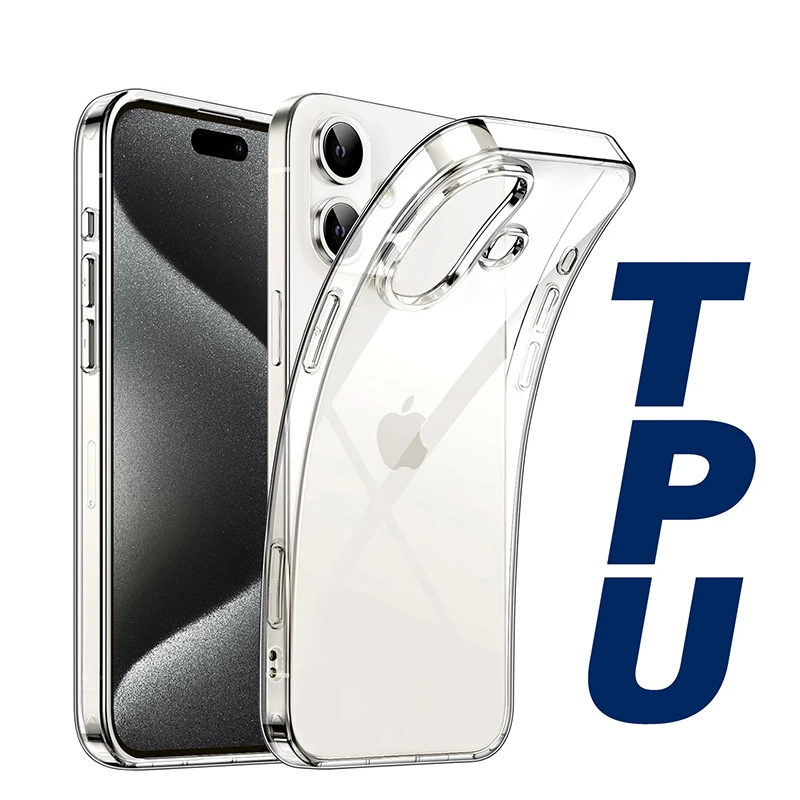 thumbnail image 1 of Funda de silicona suave de TPU para iPhone 16, 15, 14, 13, 12, 11 Pro Max, XR, XS Max, carcasa trasera para iPhone 16, 15, 14, 13, 12, 11 Pro Max, 1 of 5