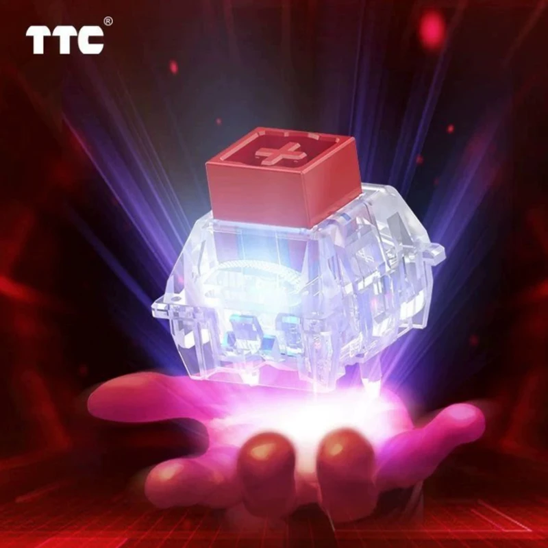 TTC 마그네토 스위치 RGB 버전 높은 광 투과율 스위치 마그네틱 키보드 E-스포츠 게임 마그네틱 맞춤형 MX 스위치