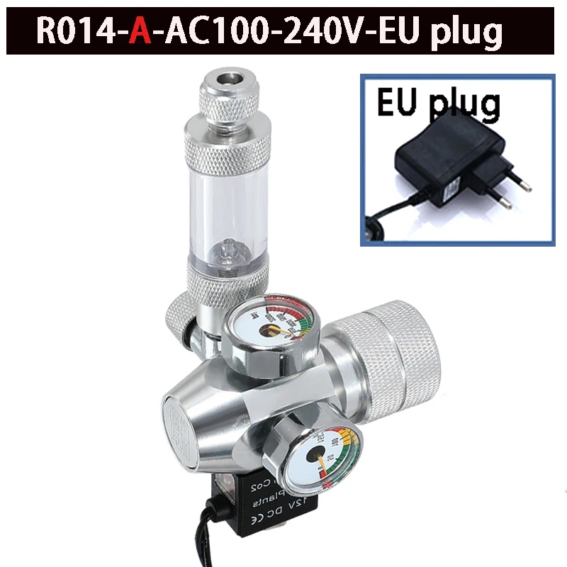 2024 DIY Aquarium CO2 Regulator Electromagnetic Valve Bubble Counter CO2 Control