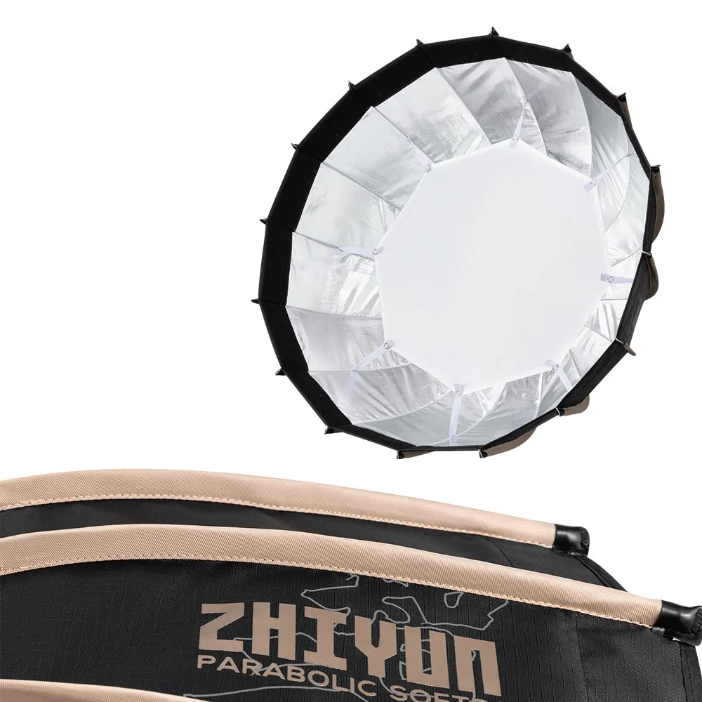 Фото ZHIYUN официальный EX1H06 60D параболический софтбокс видео светильник софтбокс Bowens крепление для Molus G60 X100 фотография светильник аксессуары №5