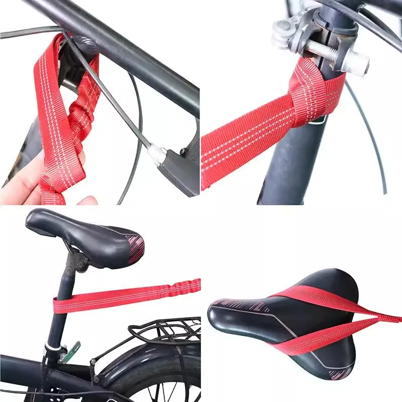Riding Tow Rope Outdoor Bicycle Tow Rope Mountain Bike Riding Parent-child Pull Bungee