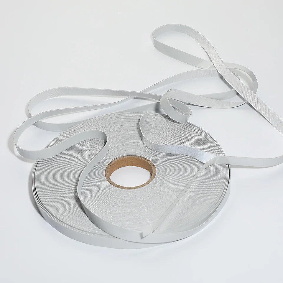 1cm TC reflective tape High visibility silver gray reflective tape Warning Safety clothing decorative strip