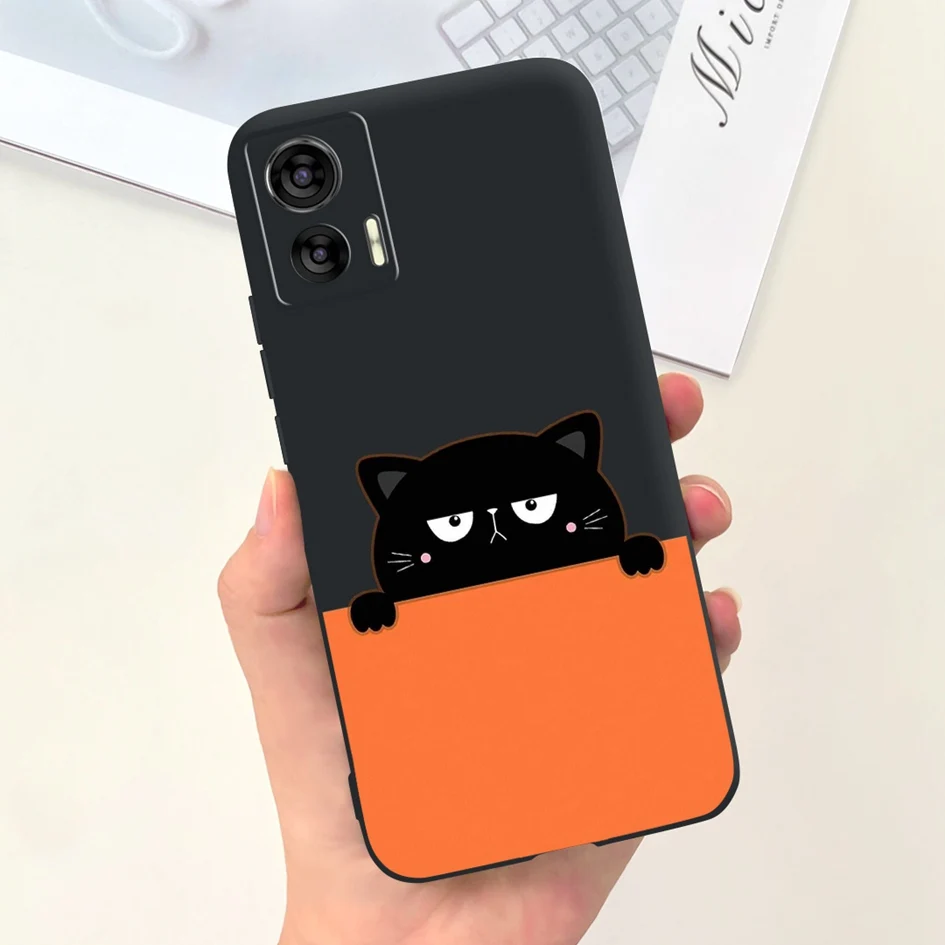 Cute Cartoon Tulip Shockproof TPU Phone Case - Anti-Fall Bumper Cover