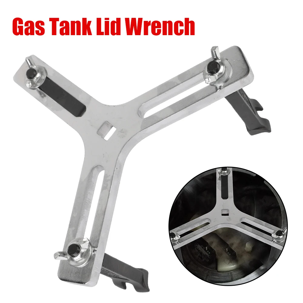 

Removal Tool Car Repair Tools 3/4 Claw Gasoline Pump Wrench for Straight Bending Fuel Tank Pump Disassembly Universal Adjustable