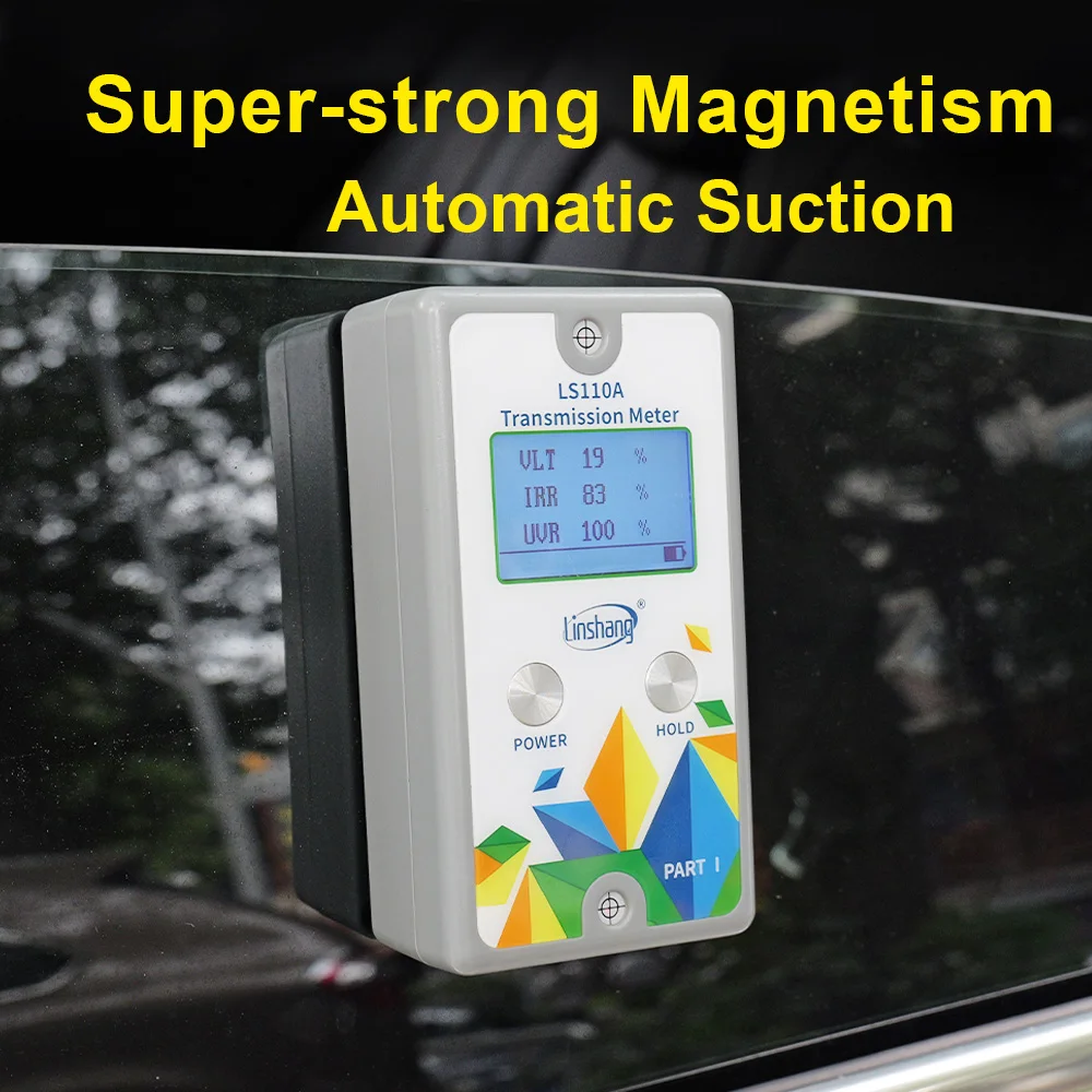 Window Solar Film Meter LS110A Split UV 365nm and IR 940nm VLT Stick-film Glass Simple Operation Parallel Optical Path Stable