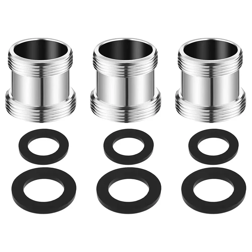 

3PCS Male To Male Faucet Adapter Connector M22 To M24 Sink Faucet Adapter Inline Aerator Faucet Adapter Pipe Fittings Gadgets