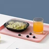 Nordic Plastic Tray Rectangular Tray Restaurant Household Cup Tea Tray Hotel Service Tray Heat-resistant Non-slip Dinner Plate 2