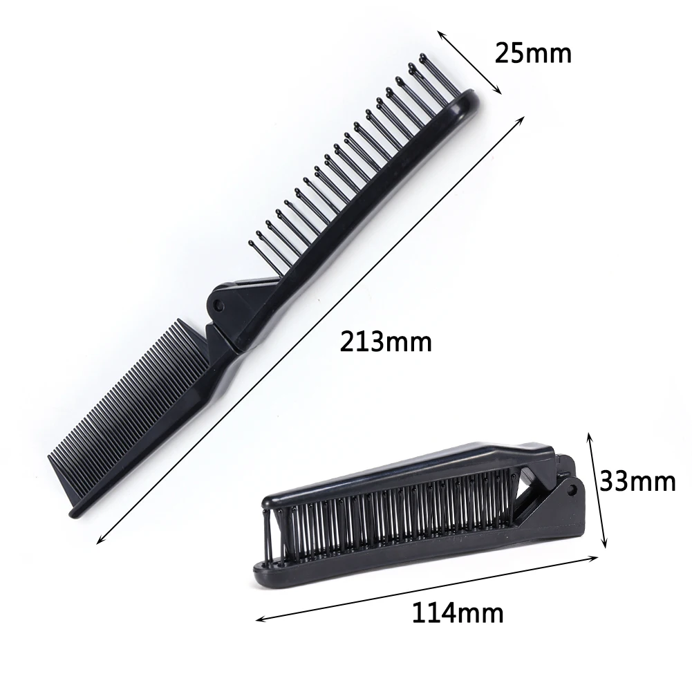 1Pcs Foldable Massage Hair Comb Portable Travel Hair Comb Anti Static Anti-tangle Brush Women Hairdressing Styling Tool 6