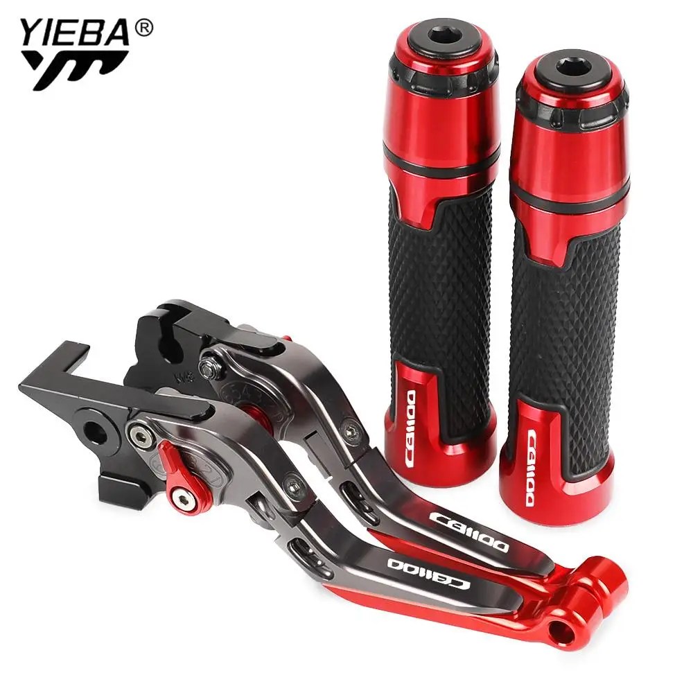 

CB1100 Motorcycle CNC Brake Clutch Levers Handlebar knobs Handle Hand Grip Ends FOR HONDA CB1100 GIO 2013 2014 2015 2016