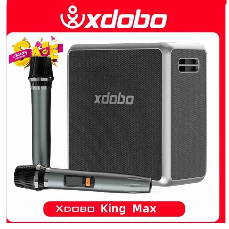 

Xdobo KING MAX 140W High-Power Outdoor Portable Blue Tooth Speaker Home Theater Subwoofers Loud Karaoke Speaker With Microphone