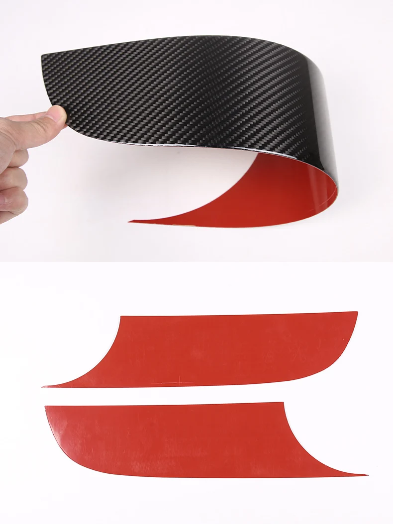 Car Stickers For Seat Leon 2008-2012 Center Console Gear Shift Panel Decor Steering Wheels Sticker Carbon Fiber Trim Car Accessories