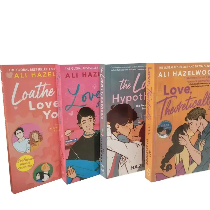Ali Hazelwood Romance Collection: The Love Hypothesis, Love on The Brain, Loathe to Love You, Love, Theoretically
